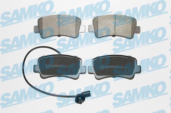 Samko 5SP1578 - Kit de plaquettes de frein, frein à disque cwaw.fr