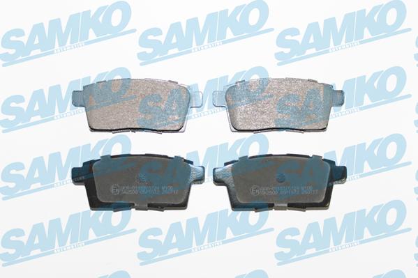 Samko 5SP1572 - Kit de plaquettes de frein, frein à disque cwaw.fr