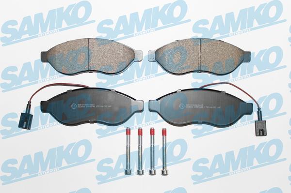 Samko 5SP1698 - Kit de plaquettes de frein, frein à disque cwaw.fr