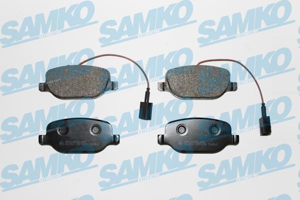 Samko 5SP1659 - Kit de plaquettes de frein, frein à disque cwaw.fr