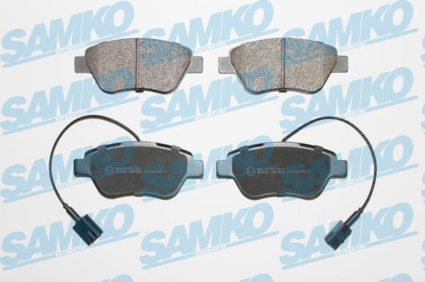 Samko 5SP1656 - Kit de plaquettes de frein, frein à disque cwaw.fr