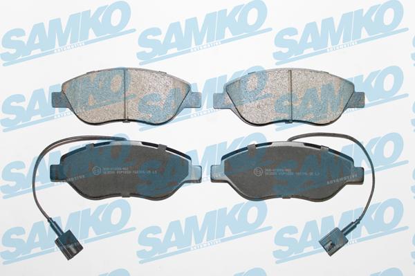 Samko 5SP1658 - Kit de plaquettes de frein, frein à disque cwaw.fr