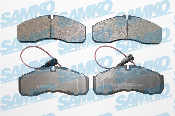 Samko 5SP1664 - Kit de plaquettes de frein, frein à disque cwaw.fr