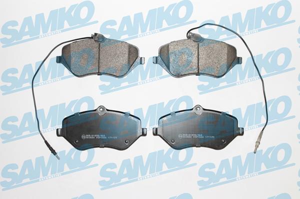 Samko 5SP1666 - Kit de plaquettes de frein, frein à disque cwaw.fr