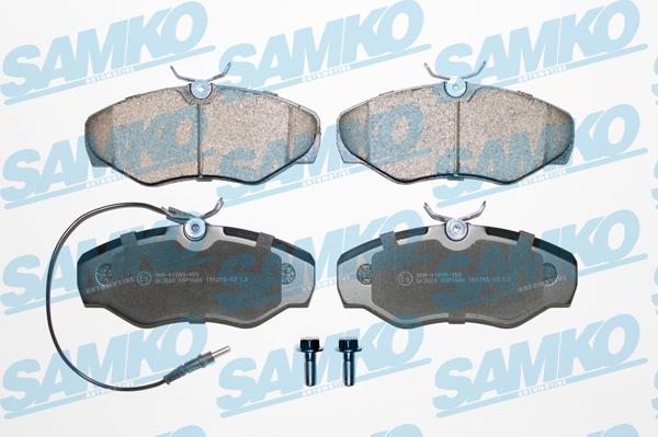 Samko 5SP1660 - Kit de plaquettes de frein, frein à disque cwaw.fr