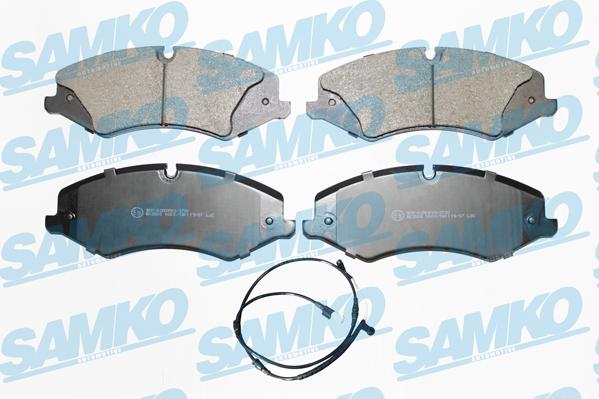 Samko 5SP1600C - Kit de plaquettes de frein, frein à disque cwaw.fr