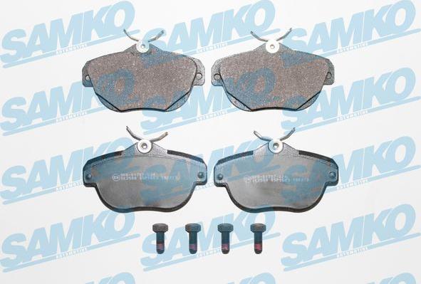 Samko 5SP1603 - Kit de plaquettes de frein, frein à disque cwaw.fr