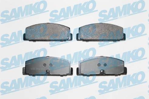 Samko 5SP160 - Kit de plaquettes de frein, frein à disque cwaw.fr