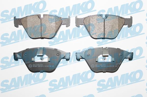 Samko 5SP1619 - Kit de plaquettes de frein, frein à disque cwaw.fr