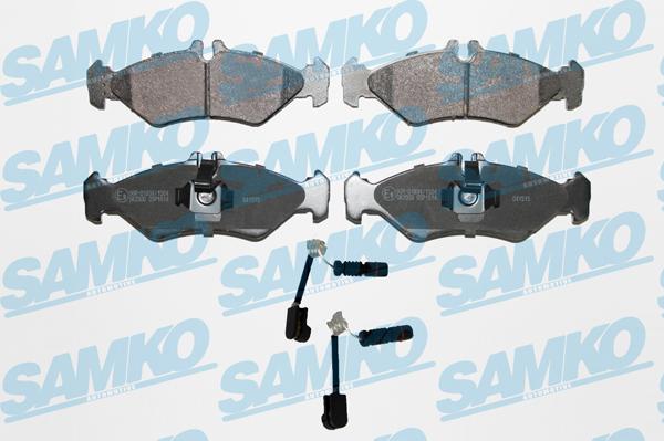 Samko 5SP1614A - Kit de plaquettes de frein, frein à disque cwaw.fr