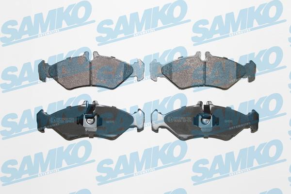 Samko 5SP1614 - Kit de plaquettes de frein, frein à disque cwaw.fr