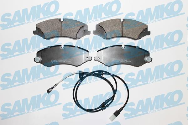 Samko 5SP1616A - Kit de plaquettes de frein, frein à disque cwaw.fr