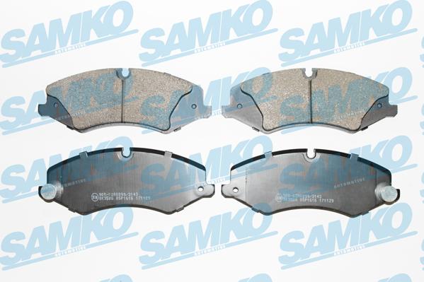 Samko 5SP1616 - Kit de plaquettes de frein, frein à disque cwaw.fr