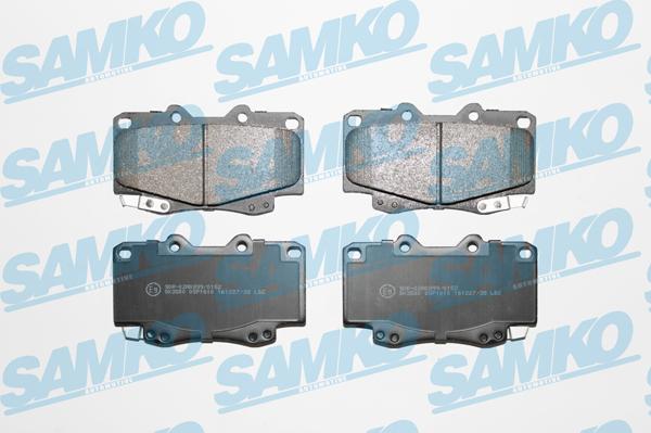 Samko 5SP1610 - Kit de plaquettes de frein, frein à disque cwaw.fr