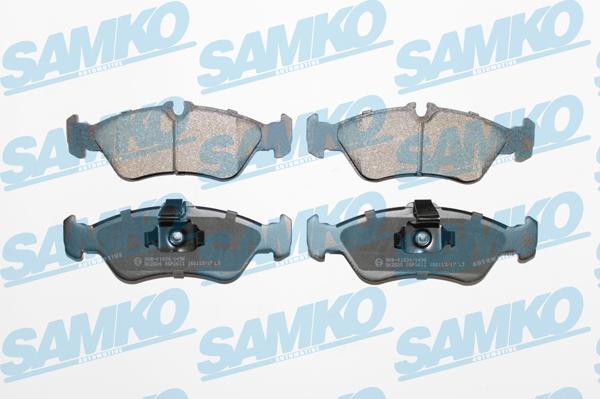 Samko 5SP1611 - Kit de plaquettes de frein, frein à disque cwaw.fr