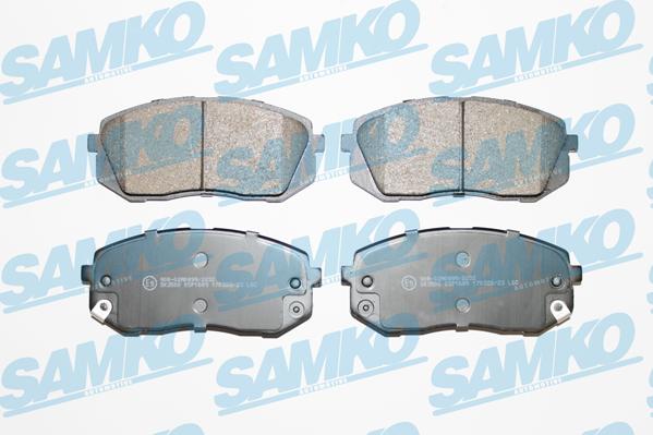 Samko 5SP1689 - Kit de plaquettes de frein, frein à disque cwaw.fr