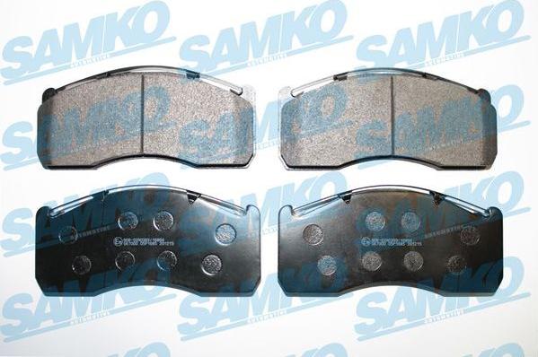 Samko 5SP1685 - Kit de plaquettes de frein, frein à disque cwaw.fr