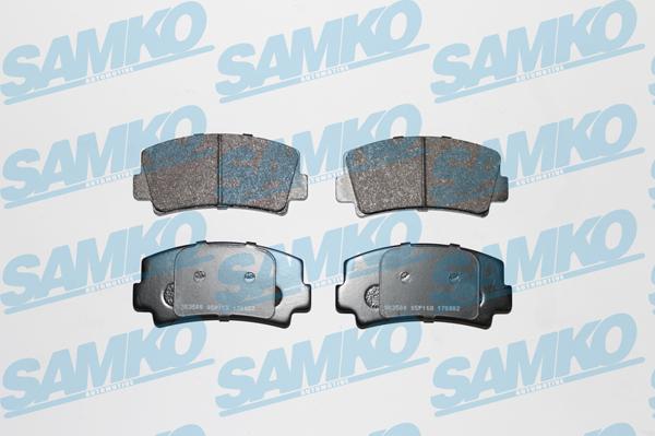 Samko 5SP168 - Kit de plaquettes de frein, frein à disque cwaw.fr