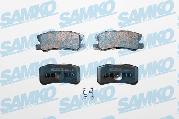 Samko 5SP1639 - Kit de plaquettes de frein, frein à disque cwaw.fr