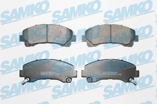 Samko 5SP1630 - Kit de plaquettes de frein, frein à disque cwaw.fr