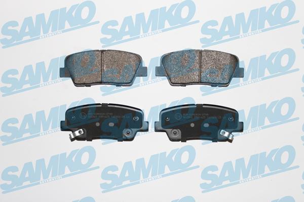 Samko 5SP1625 - Kit de plaquettes de frein, frein à disque cwaw.fr