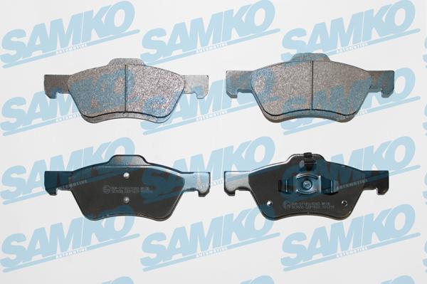 Samko 5SP1622 - Kit de plaquettes de frein, frein à disque cwaw.fr