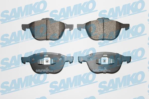 Samko 5SP1627 - Kit de plaquettes de frein, frein à disque cwaw.fr