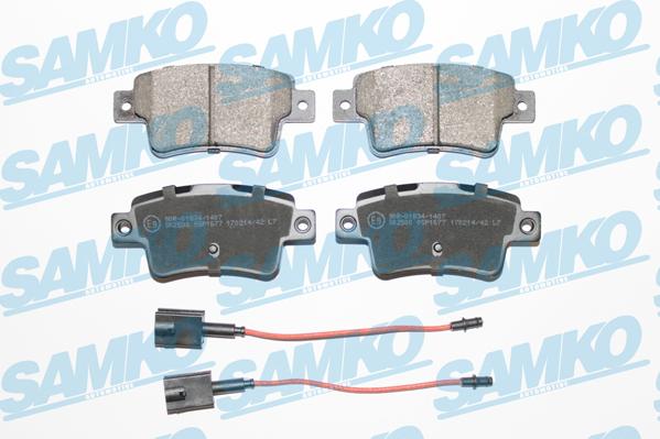 Samko 5SP1677 - Kit de plaquettes de frein, frein à disque cwaw.fr