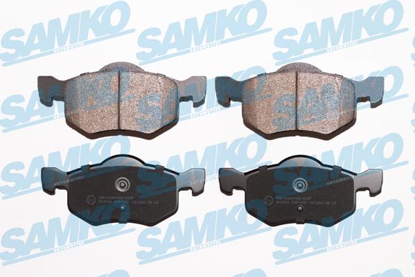 Samko 5SP1091 - Kit de plaquettes de frein, frein à disque cwaw.fr