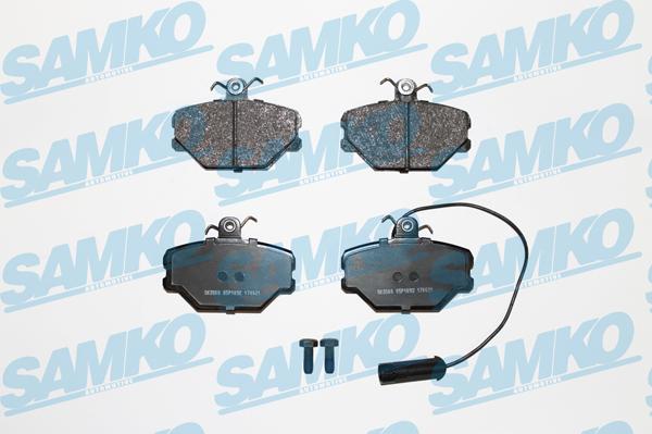 Samko 5SP1092 - Kit de plaquettes de frein, frein à disque cwaw.fr