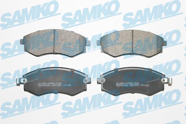 Samko 5SP1097 - Kit de plaquettes de frein, frein à disque cwaw.fr