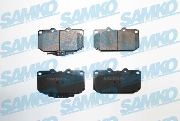 Samko 5SP1049 - Kit de plaquettes de frein, frein à disque cwaw.fr