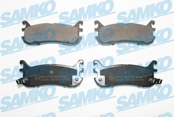 Samko 5SP1044 - Kit de plaquettes de frein, frein à disque cwaw.fr