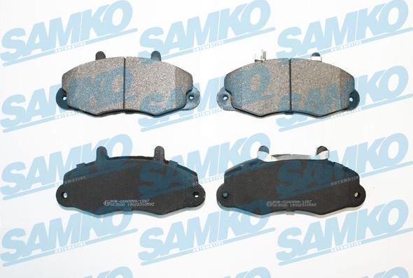 Samko 5SP1059 - Kit de plaquettes de frein, frein à disque cwaw.fr