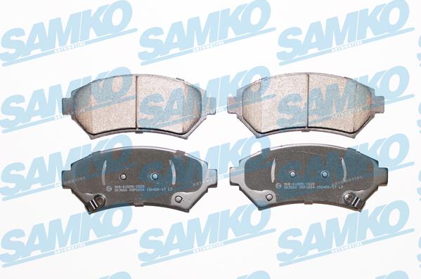 Samko 5SP1054 - Kit de plaquettes de frein, frein à disque cwaw.fr