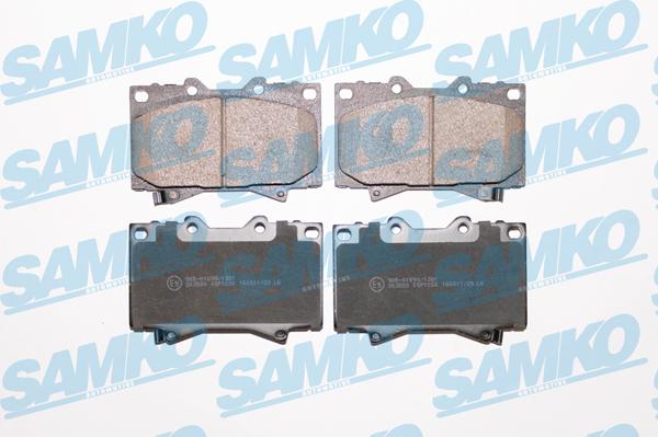 Samko 5SP1050 - Kit de plaquettes de frein, frein à disque cwaw.fr