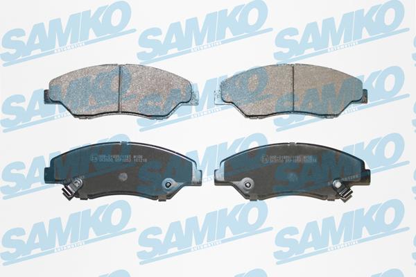 Samko 5SP1053 - Kit de plaquettes de frein, frein à disque cwaw.fr