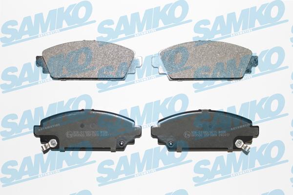 Samko 5SP1069 - Kit de plaquettes de frein, frein à disque cwaw.fr