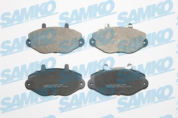 Samko 5SP1066 - Kit de plaquettes de frein, frein à disque cwaw.fr