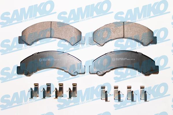 Samko 5SP1063 - Kit de plaquettes de frein, frein à disque cwaw.fr