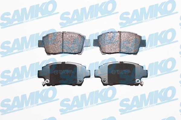 Samko 5SP1062 - Kit de plaquettes de frein, frein à disque cwaw.fr