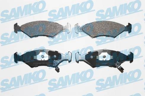 Samko 5SP1067 - Kit de plaquettes de frein, frein à disque cwaw.fr