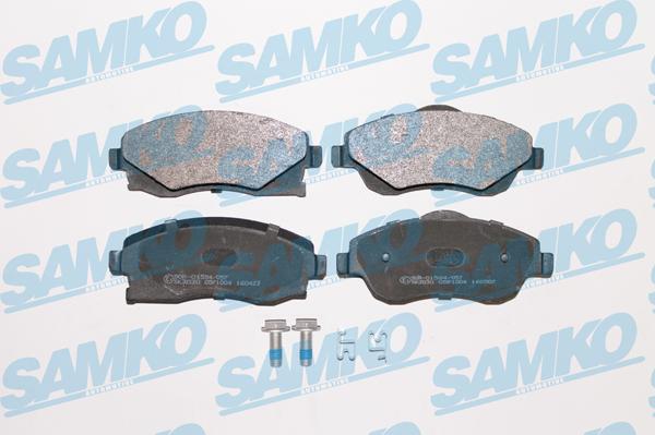 Samko 5SP1004 - Kit de plaquettes de frein, frein à disque cwaw.fr