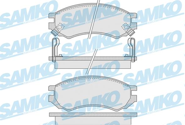 Samko 5SP1008 - Kit de plaquettes de frein, frein à disque cwaw.fr