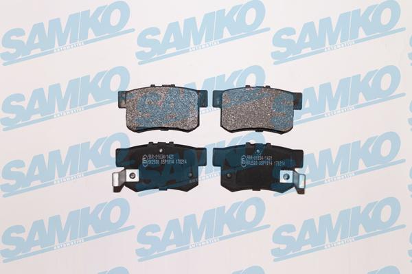 Samko 5SP1014 - Kit de plaquettes de frein, frein à disque cwaw.fr