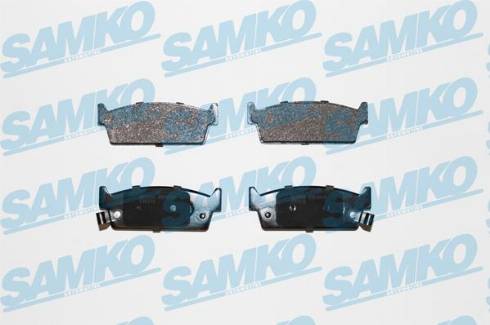 Samko 5SP1010 - Kit de plaquettes de frein, frein à disque cwaw.fr