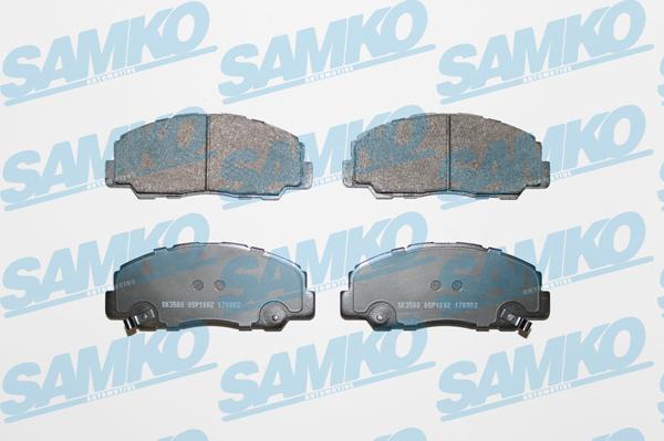 Samko 5SP1082 - Kit de plaquettes de frein, frein à disque cwaw.fr