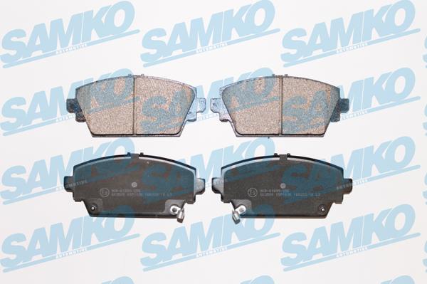 Samko 5SP1036 - Kit de plaquettes de frein, frein à disque cwaw.fr