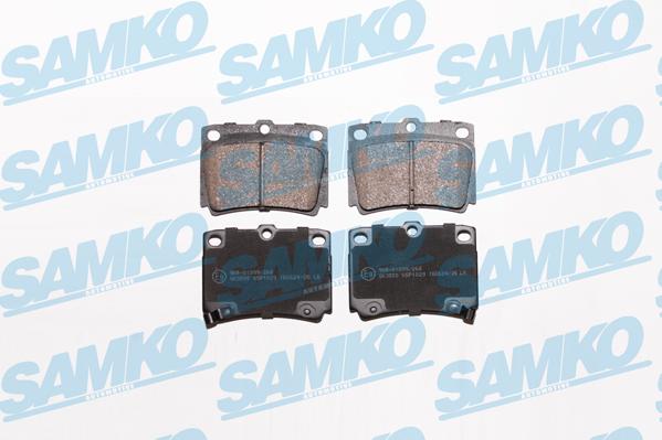 Samko 5SP1029 - Kit de plaquettes de frein, frein à disque cwaw.fr