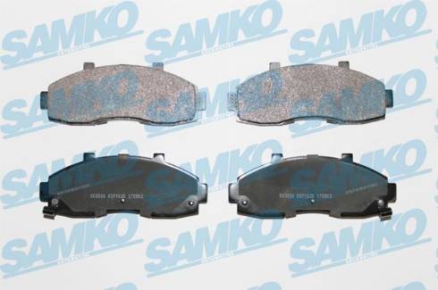 Samko 5SP1020 - Kit de plaquettes de frein, frein à disque cwaw.fr